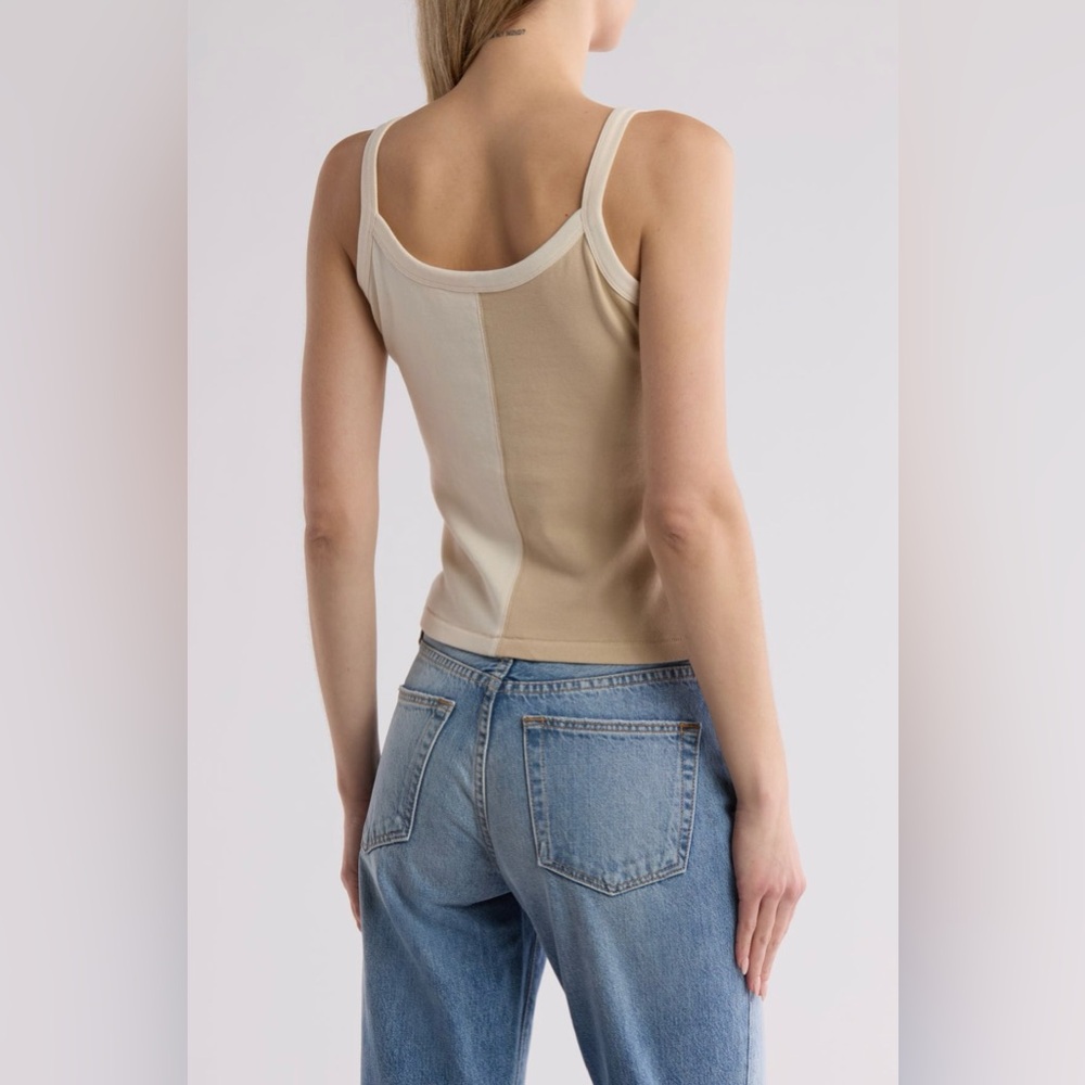 Madewell Colorblock Tank NWT - Picture 2 of 6